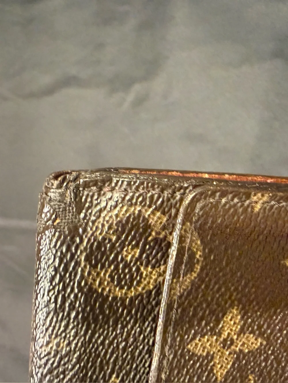 Authentic Louis Vuitton Monogram Compact Bifold Wallet Snap Closure + COA